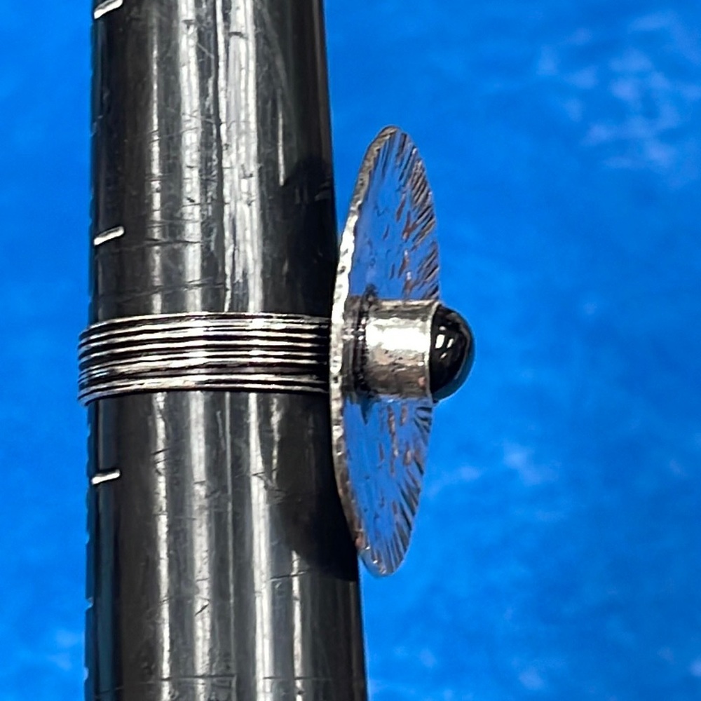 Onyx Shield Ring - image 7